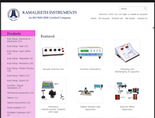 Tablet Screenshot of kamaljeeth.net